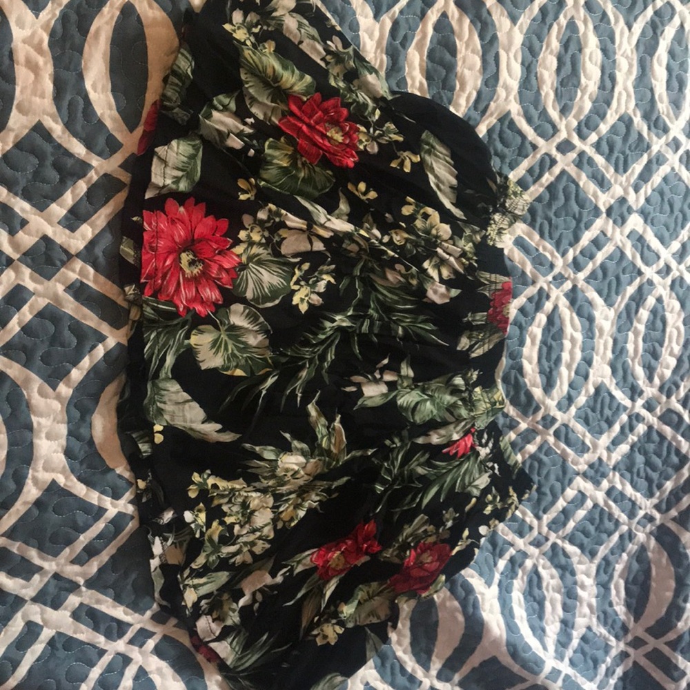 Denim Supply Flower Skirt